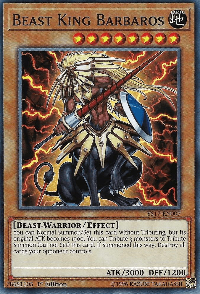 Beast King Barbaros [YS17-EN007] Common - Josh's Cards