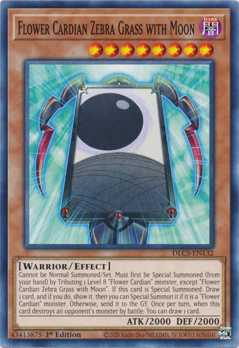 Flower Cardian Zebra Grass with Moon [DLCS-EN132] Common - Josh's Cards