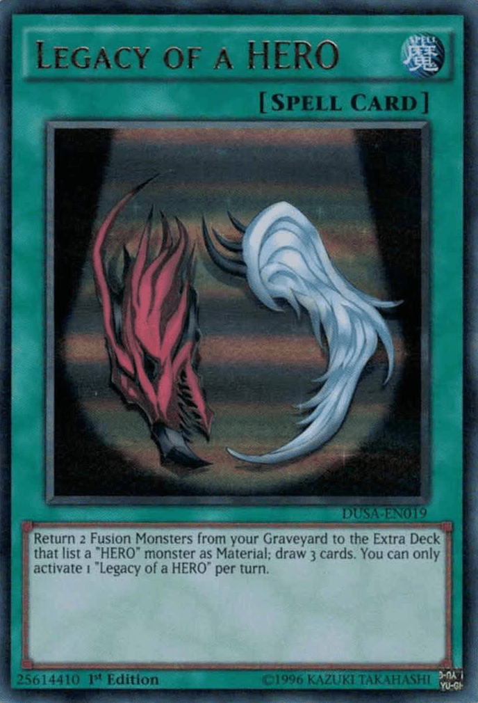 Legacy of a Hero [DUSA-EN019] Ultra Rare - Josh's Cards