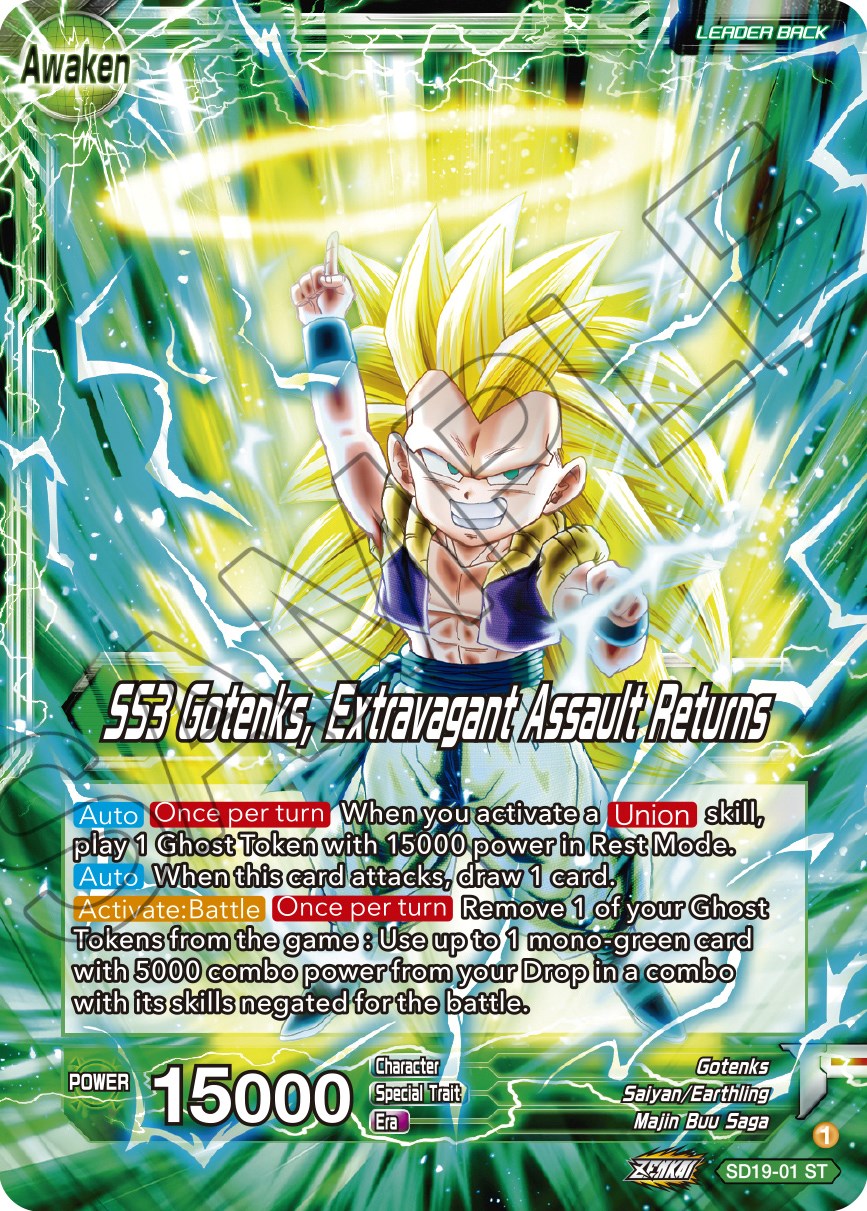 Gotenks // SS3 Gotenks, Extravagant Assault Returns (SD19-01) [Dawn of the Z-Legends] Parallel Foil
