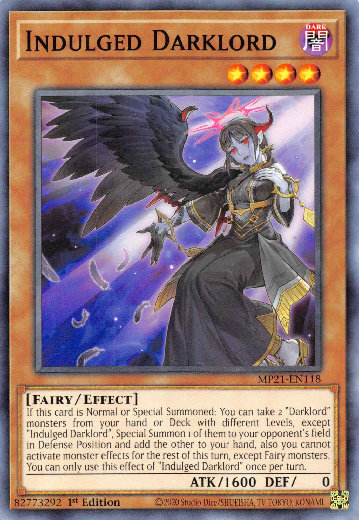 Indulged Darklord [MP21-EN118] Common - Josh's Cards