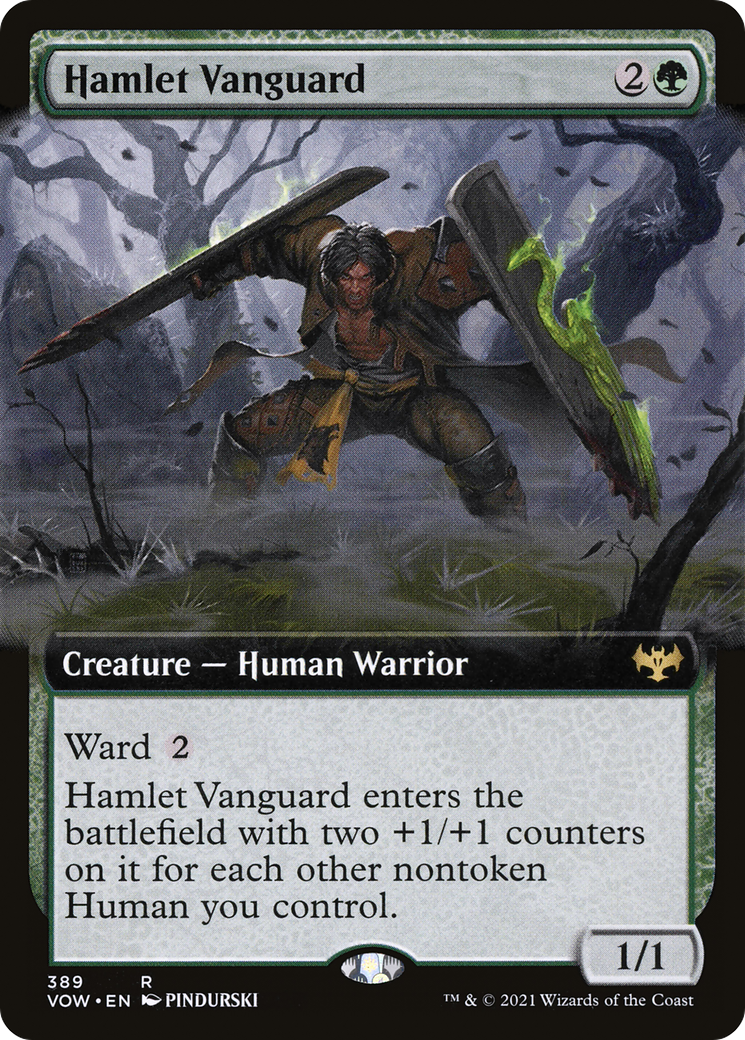 Hamlet Vanguard (VOW-389) - Innistrad: Crimson Vow: (Extended Art)