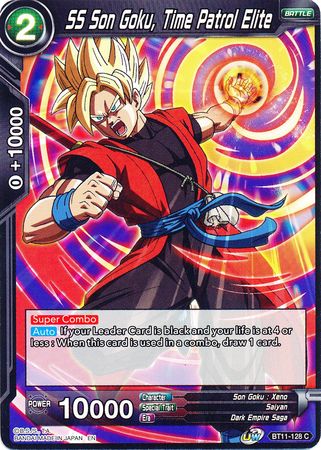 SS Son Goku, Time Patrol Elite (BT11-128) [Vermilion Bloodline] Parallel Foil