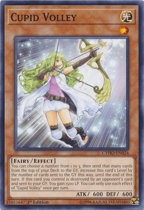 Cupid Volley [CYHO-EN024] Common - Josh's Cards