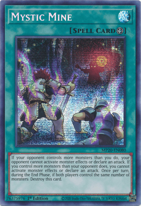 Mystic Mine [MP20-EN080] Prismatic Secret Rare - Josh's Cards