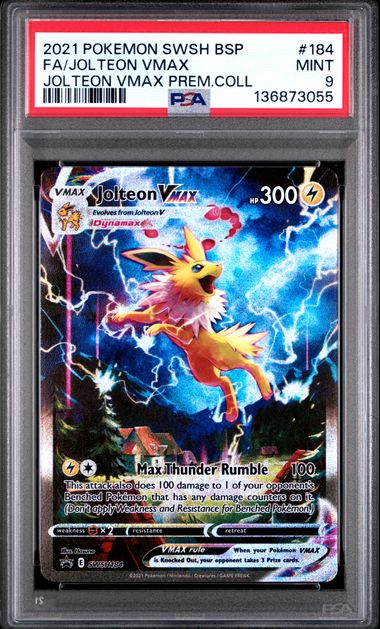 Jolteon VMAX SWSH Black Star Promos SWSH184 PSA 9