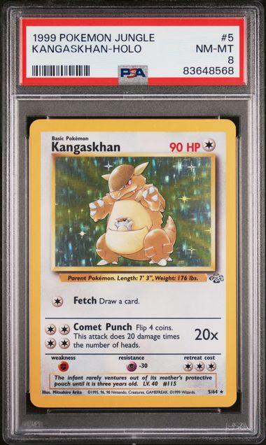 Pokemon: Kangaskhan Jungle Unlimited 5/64 PSA 8 - Josh's Cards