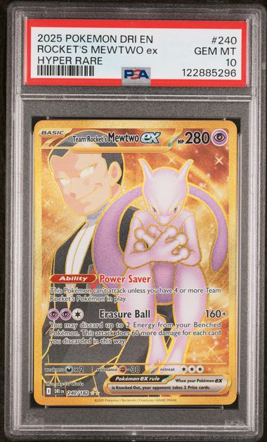 Team Rocket's Mewtwo ex Destined Rivals 240/182