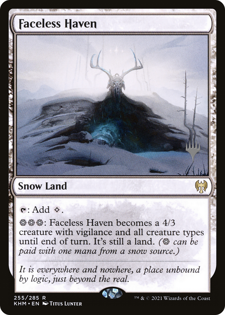 Faceless Haven (PPKHM-255P) - Kaldheim Promos: (snow)