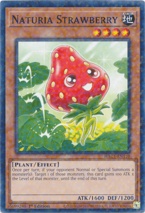 Naturia Strawberry (Duel Terminal) [HAC1-EN110] Common - Josh's Cards