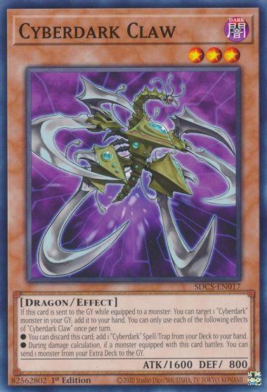 Cyberdark Claw [SDCS-EN017] Common - Josh's Cards