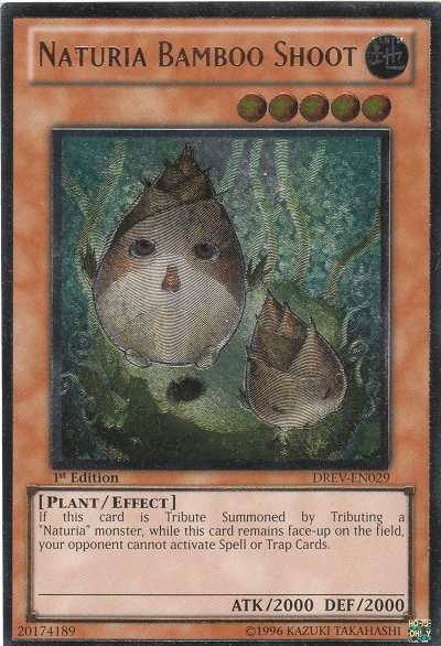 Naturia Bamboo Shoot [DREV-EN029] Ultimate Rare - Josh's Cards