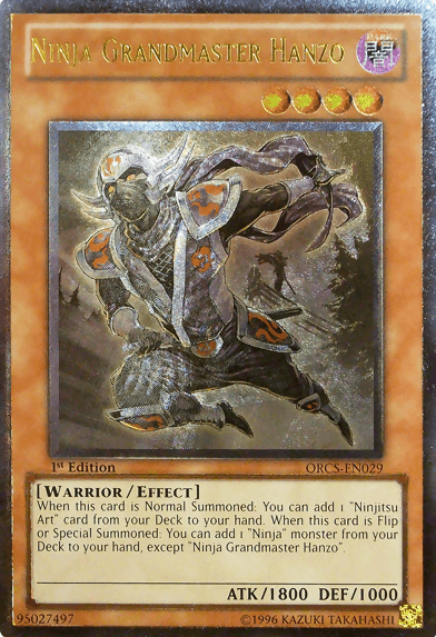 Ninja Grandmaster Hanzo [ORCS-EN029] Ultimate Rare - Josh's Cards