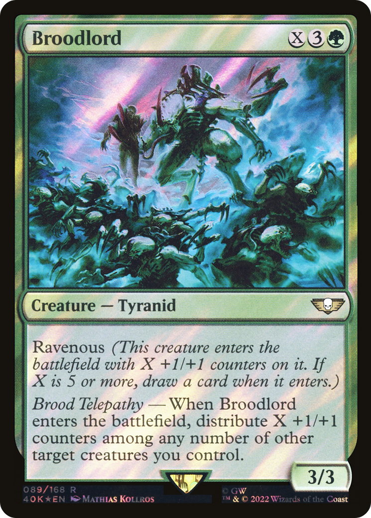 Broodlord (40K-89★) - Warhammer 40,000 Commander Foil