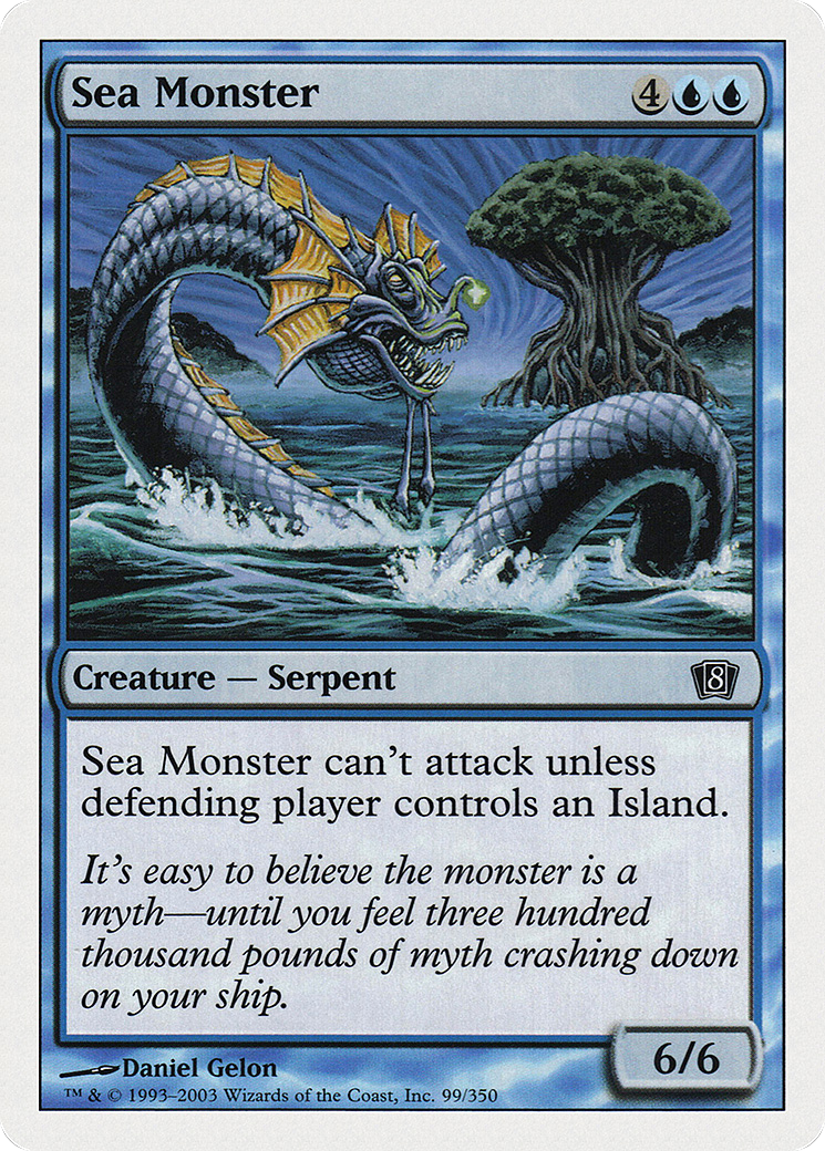 Sea Monster [Eighth Edition] Foil