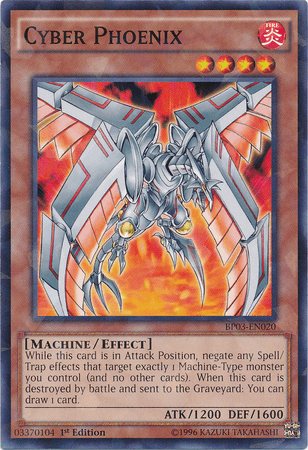 Cyber Phoenix [BP03-EN020] Shatterfoil Rare - Josh's Cards
