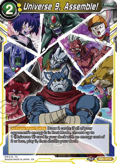 Universe 9, Assemble! (Reprint) (DB2-127) [Battle Evolution Booster] Parallel Foil