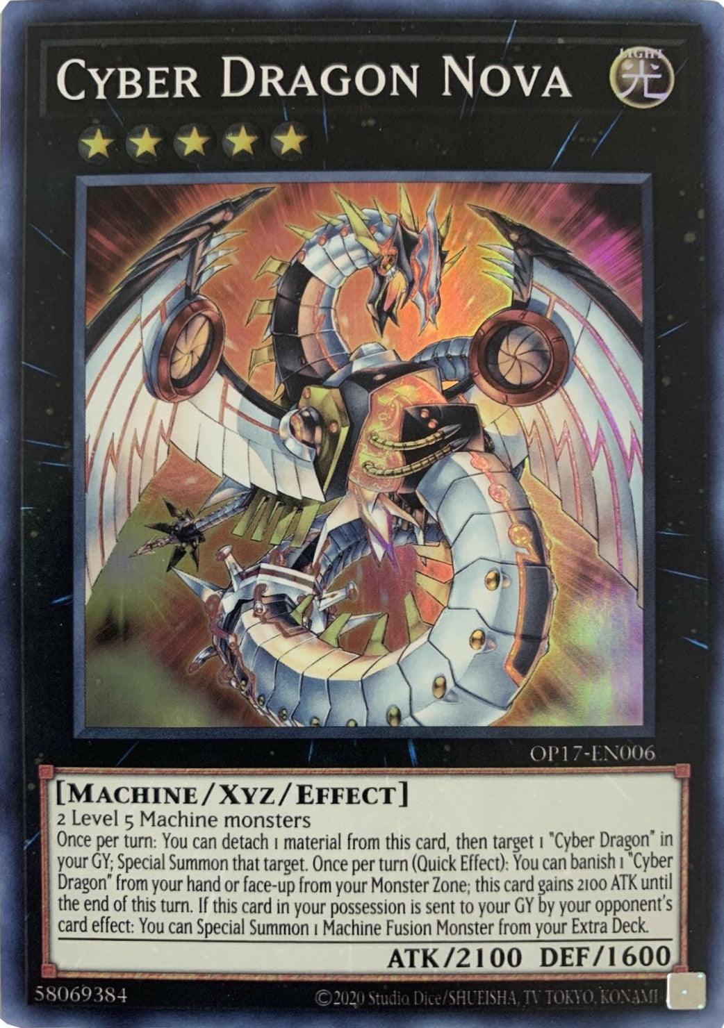 Cyber Dragon Nova [OP17-EN006] Super Rare - Josh's Cards