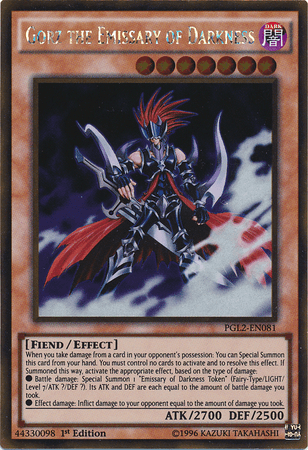 Gorz the Emissary of Darkness [PGL2-EN081] Gold Rare - Josh's Cards