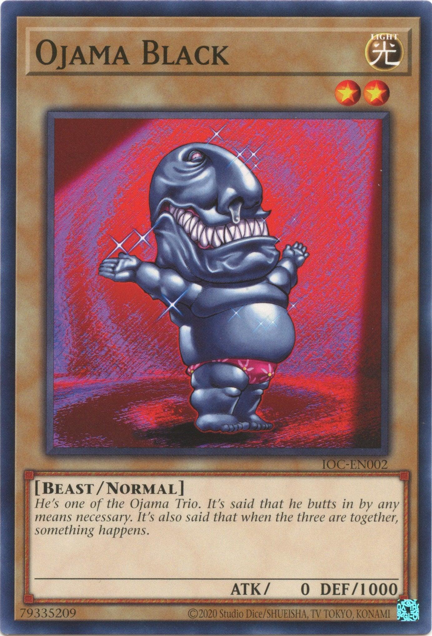 Ojama Black (25th Anniversary) [IOC-EN002] Common - Josh's Cards