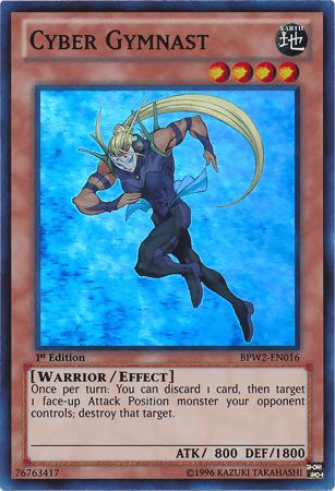 Cyber Gymnast [BPW2-EN016] Super Rare - Josh's Cards
