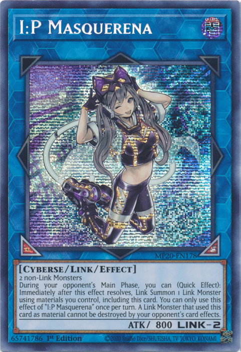 I:P Masquerena [MP20-EN178] Prismatic Secret Rare - Josh's Cards