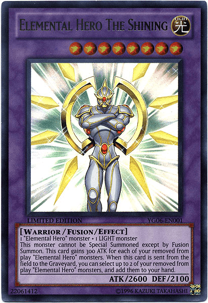 Elemental Hero The Shining [YG06-EN001] Ultra Rare - Josh's Cards