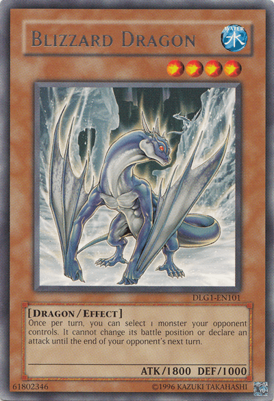 Blizzard Dragon [DLG1-EN101] Rare - Josh's Cards
