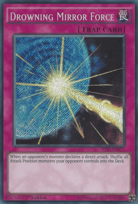 Drowning Mirror Force [SHVI-EN075] Secret Rare - Josh's Cards