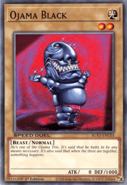 Ojama Black [SGX1-ENC03] Common - Josh's Cards