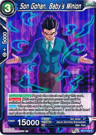 Son Gohan, Baby's Minion (BT11-035) [Vermilion Bloodline] Parallel Foil