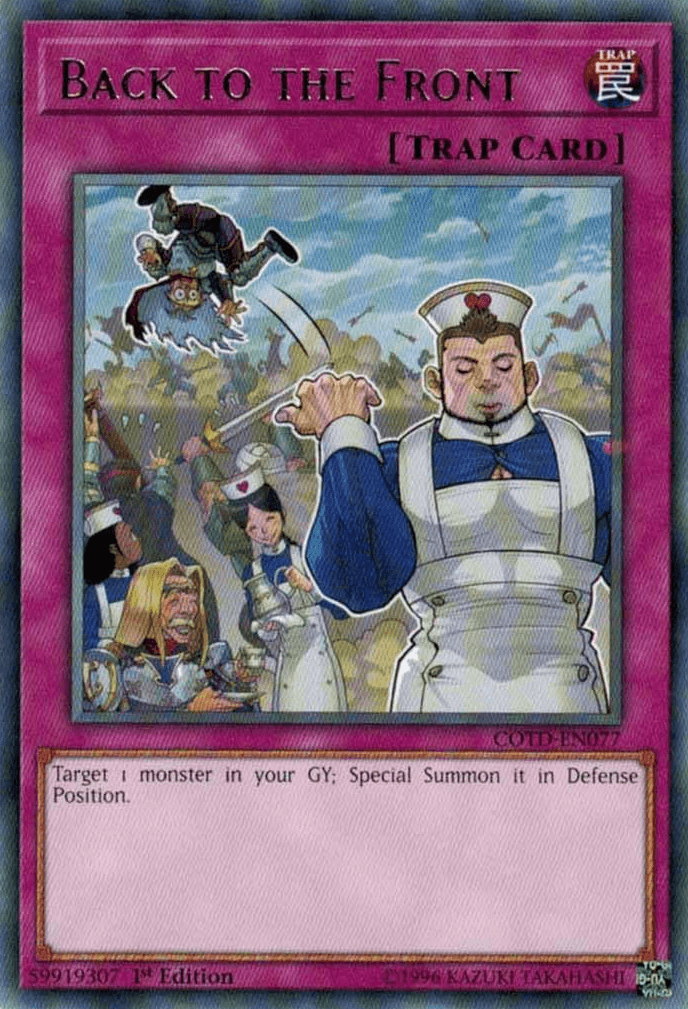 Back to the Front [COTD-EN077] Rare - Josh's Cards