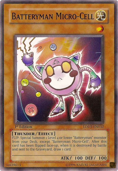 Batteryman Micro-Cell (LODT-EN032) - Light of Destruction 1st Edition