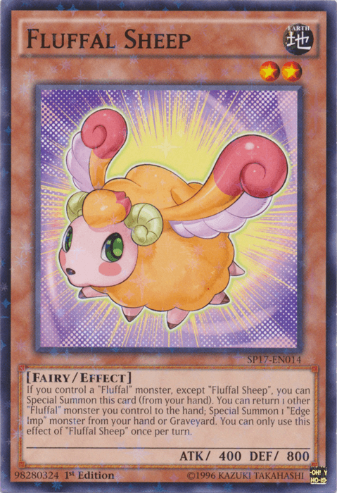 Fluffal Sheep [SP17-EN014] Starfoil Rare - Josh's Cards