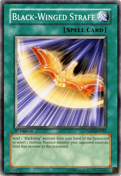 Black-Winged Strafe [TSHD-EN045] Common - Josh's Cards