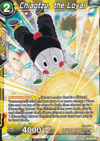 Chiaotzu, the Loyal (Power Booster: World Martial Arts Tournament) (P-157) [Promotion Cards] Parallel Foil