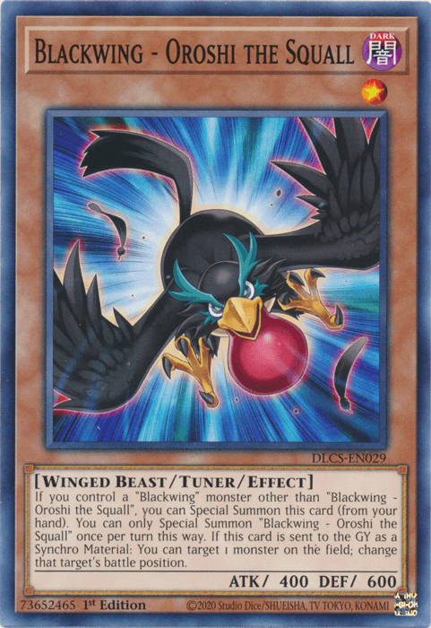 Blackwing - Oroshi the Squall [DLCS-EN029] Common - Josh's Cards