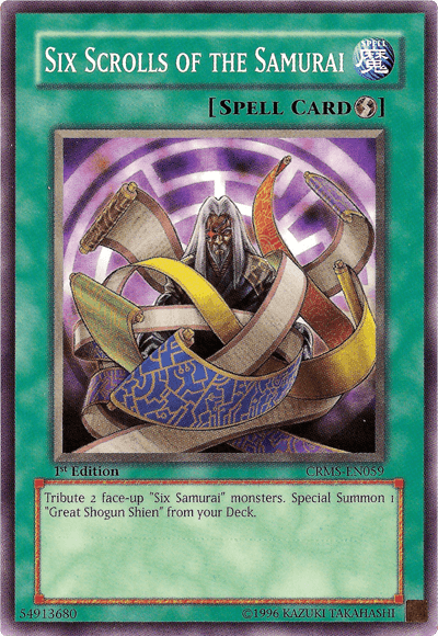 Six Scrolls of the Samurai [CRMS-EN059] Common - Josh's Cards