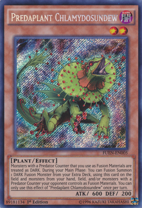 Predaplant Chlamydosundew [FUEN-EN005] Secret Rare - Josh's Cards