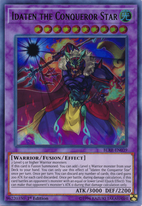 Idaten the Conqueror Star [BLRR-EN039] Ultra Rare - Josh's Cards