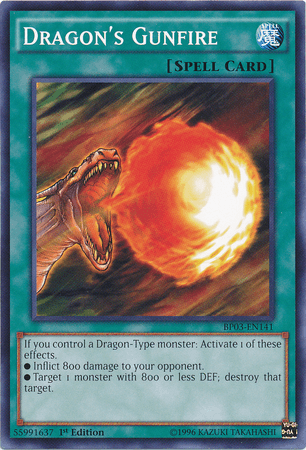 Dragon's Gunfire [BP03-EN141] Common - Josh's Cards