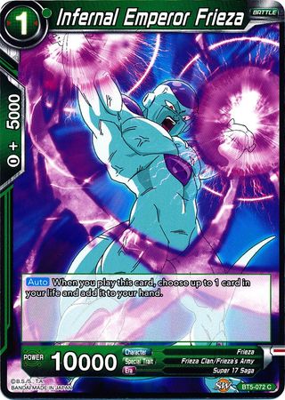 Infernal Emperor Frieza (BT5-072) [Miraculous Revival] Parallel Foil