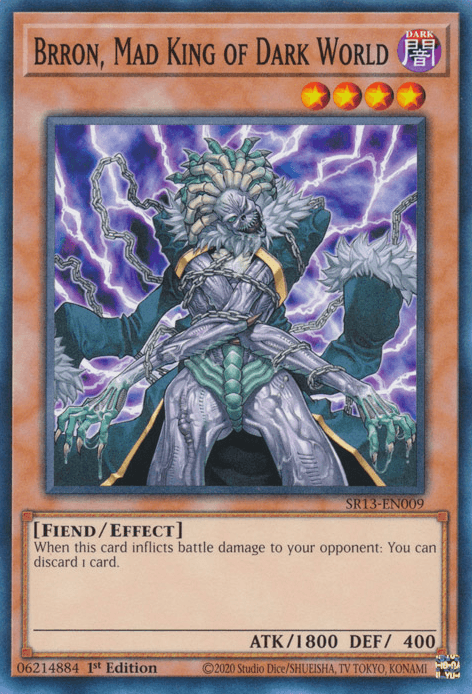 Brron, Mad King of Dark World [SR13-EN009] Common - Josh's Cards