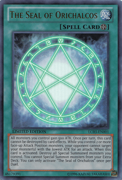 The Seal of Orichalcos [LC03-EN001] Ultra Rare - Josh's Cards