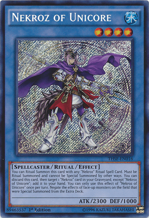 Nekroz of Unicore [THSF-EN016] Secret Rare - Josh's Cards