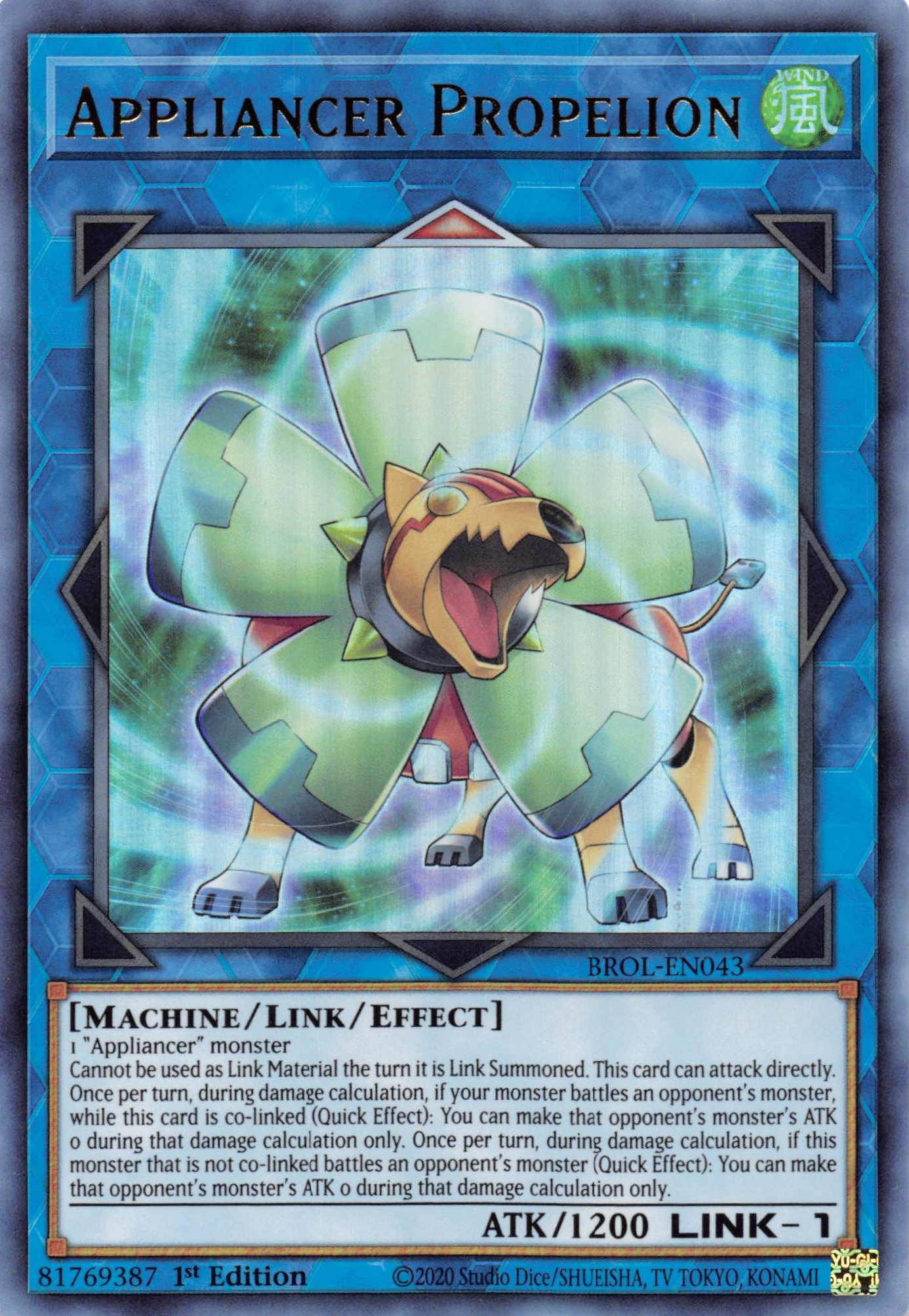 Appliancer Propelion [BROL-EN043] Ultra Rare - Josh's Cards