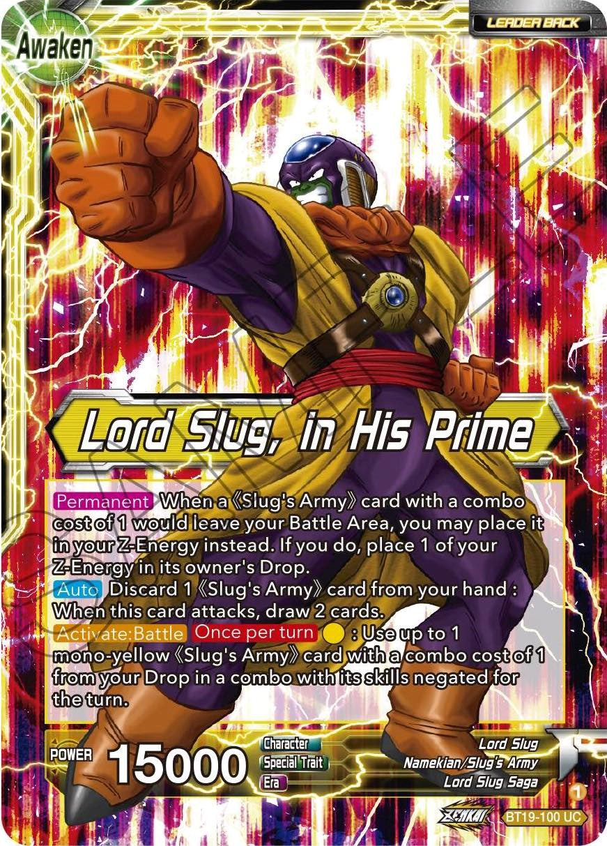 Lord Slug // Lord Slug, in His Prime (BT19-100) [Fighter's Ambition] Parallel Foil