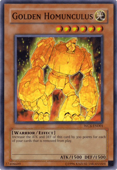 Golden Homunculus [WC6-EN001] Super Rare - Josh's Cards