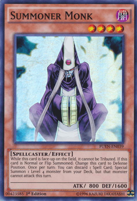 Summoner Monk [FUEN-EN039] Super Rare - Josh's Cards