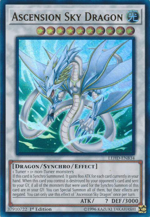 Ascension Sky Dragon [LEHD-ENB34] Ultra Rare - Josh's Cards